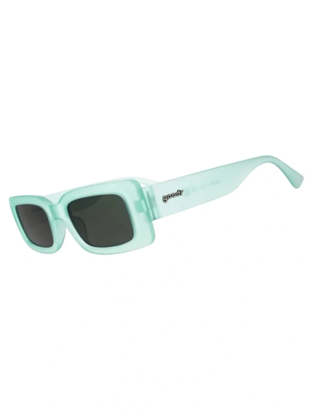 goodr Limited Edition Lux G Stays for the Encore light green sunglasses